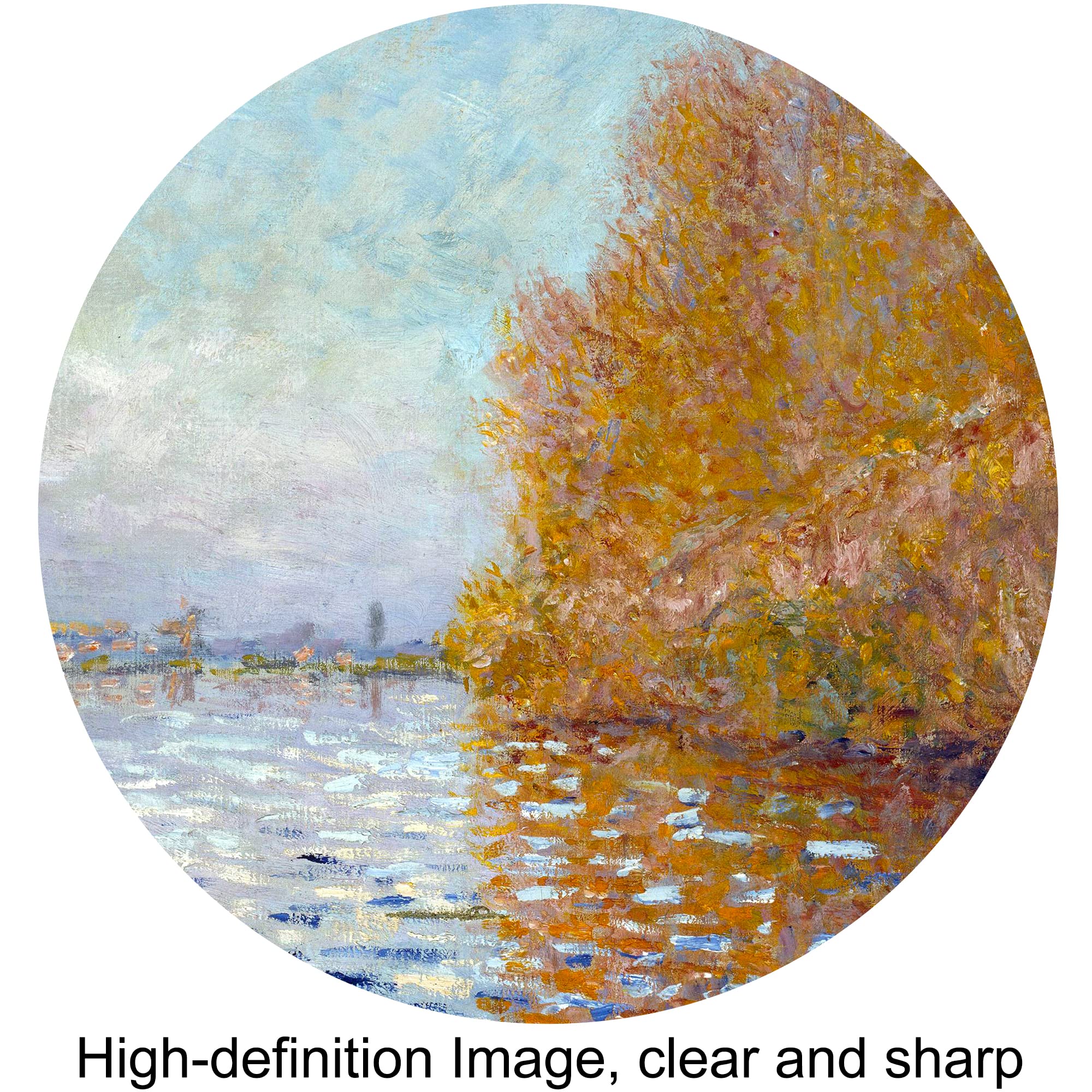 Amazon.com: Argenteuil Basin with a Single Sailboat by Claude